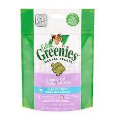 Feline Greenies Dental Treats Shrimp Flavor 2.1oz