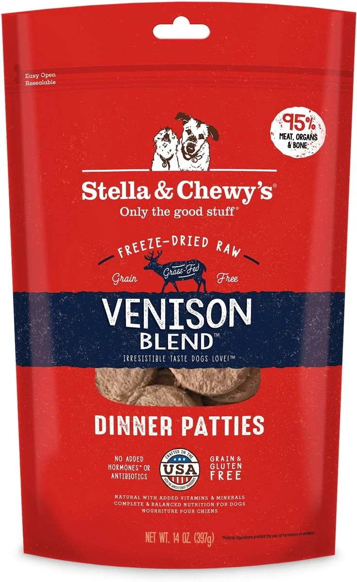 Stella &amp; Chewy’s Venison Blend Dinner Patties 14 oz