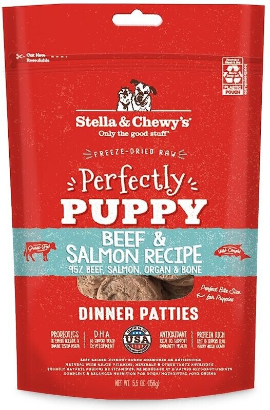 Stella &amp; Chewy&#39;s Freeze-Dried Puppy Beef/Salmon Dinner 5.5 oz.