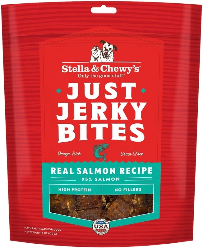 Stella &amp; Chewy&#39;s Just Jerky Bites Real Salmon Recipe 6oz