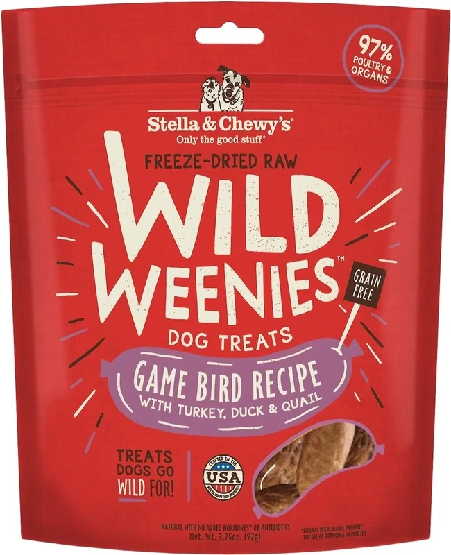 Stella &amp; Chewy’s Wild Weenies Game Bird 3oz