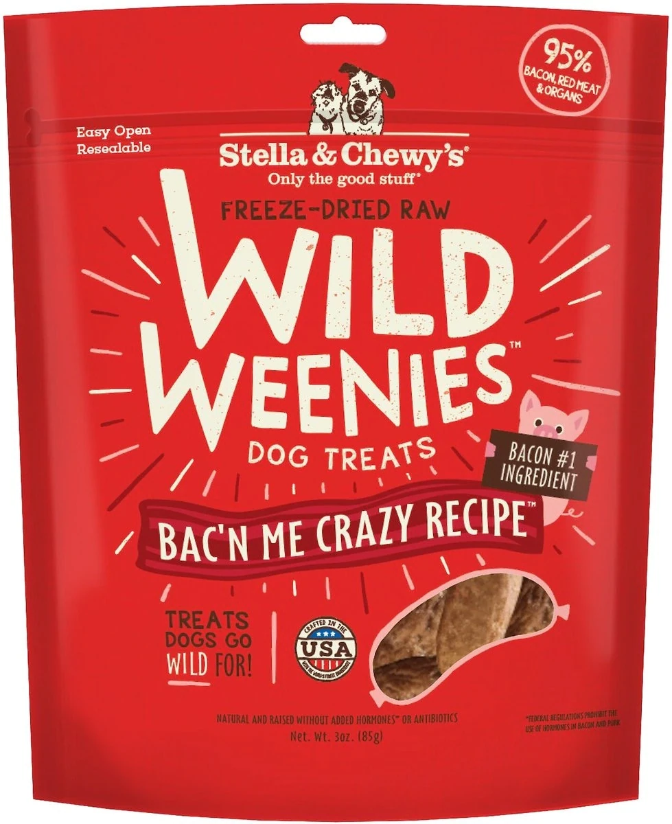 Stella &amp; Chewy’s Wild Weenies Bac’n Me Crazy 3oz