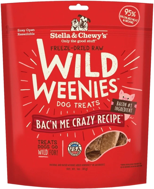 Stella &amp; Chewy’s Wild Weenies Bac’n Me Crazy 3oz