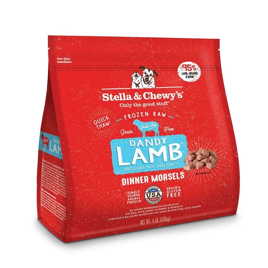 Stella &amp; Chewy&#39;s Dog Frozen Dinner Morsels Lamb 4lb