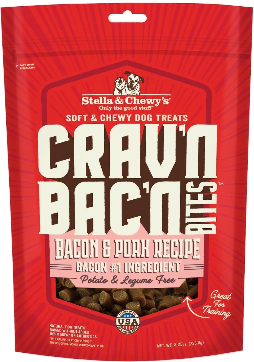 Stella &amp; Chewy’s Crav’N Bac’N Bites Bacon &amp; Pork 8.25 oz