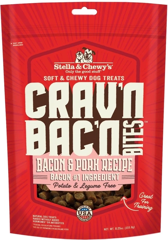 Stella &amp; Chewy’s Crav’N Bac’N Bites Bacon &amp; Pork 8.25 oz
