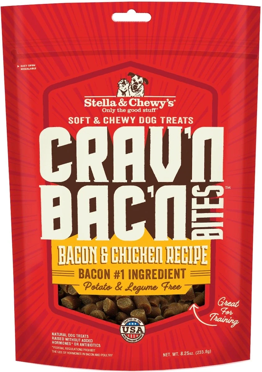 Stella &amp; Chewy’s Crav’n Bac’n Bites Bacon/Chicken 8.25oz