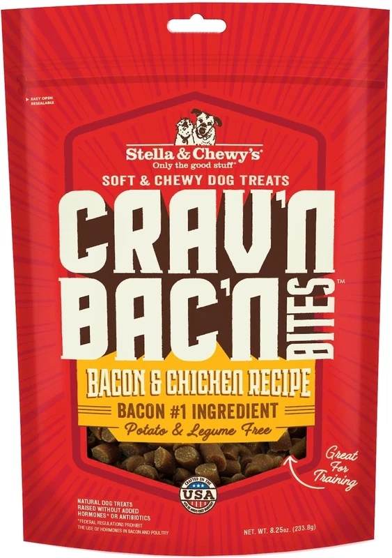 Stella &amp; Chewy’s Crav’n Bac’n Bites Bacon/Chicken 8.25oz