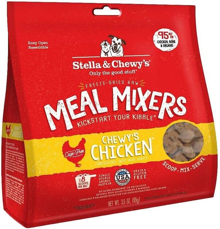 Stella &amp; Chewy&#39;s Freeze-Dried Chewy&#39;s Chicken Meal Mixers - 3.5 oz.