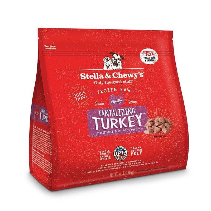 Stella &amp; Chewy&#39;s Dog Frozen Dinner Morsels Turkey 4lb