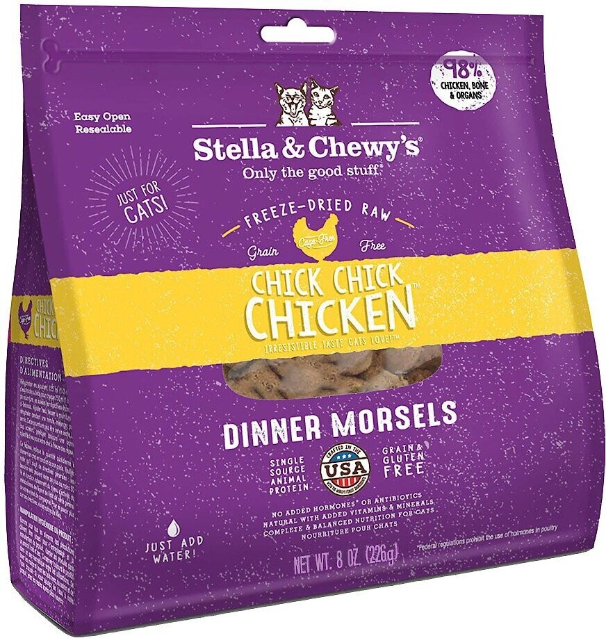 Stella &amp; Chewy’s Chick Chick Chicken Dinner Morsels Cat 8 oz