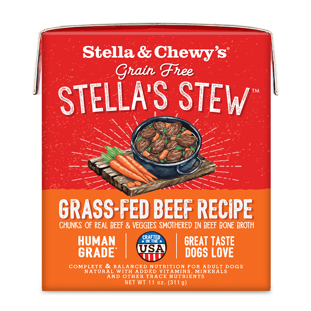 Stella &amp; Chewy&#39;s Stews Stella&#39;s Grain Free Stew Grass Fed Beef 11 oz.