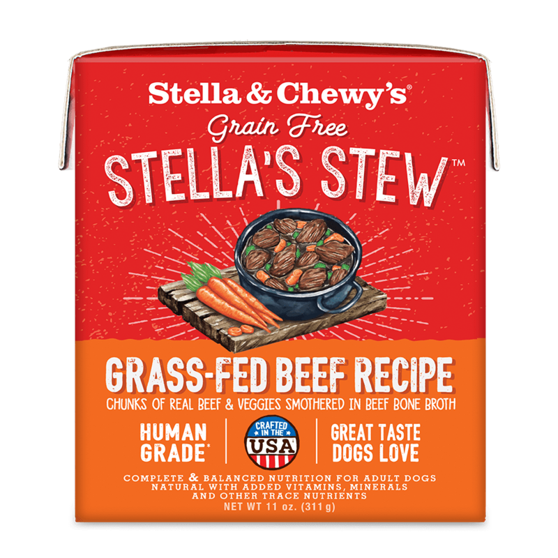 Stella &amp; Chewy&#39;s Stews Stella&#39;s Grain Free Stew Grass Fed Beef 11 oz.