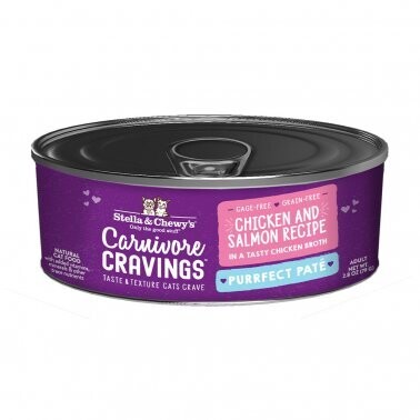 Stella &amp; Chewy’s Carnivore Cravings Purrfect Paté Chicken &amp; Salmon Recipe for Cats 2.8oz