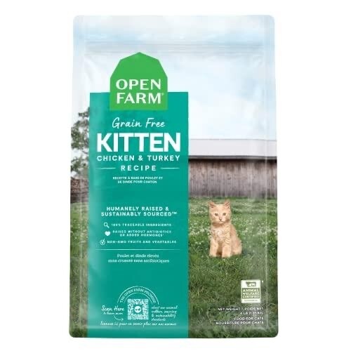 Open Farm Cat Grain-Free Chicken &amp; Turkey Kitten Recipe 4lb