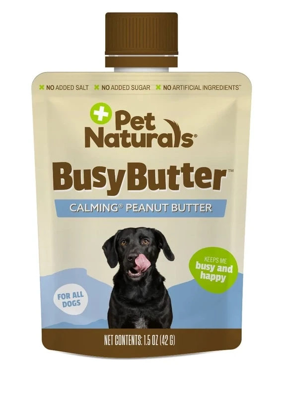 Pet Naturals of Vermont Dog Busy Butter Calming Peanut Butter 1.5 Oz