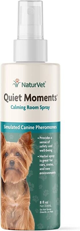 NaturVet Quiet Moments Dog Calming Spray 8oz
