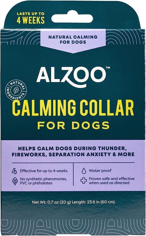 Alzoo Dog All Natural Calming Collar