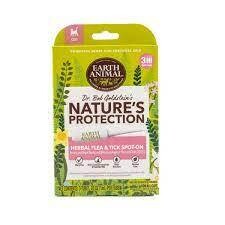 Earth Animal Nature’s Protection Flea &amp; Tick Herbal Spot-On For Cats - 3 oz
