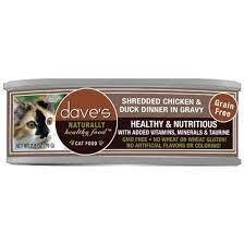 Dave’s Shredded Chicken &amp; Duck Dinner &amp; In Gravy 2.8oz