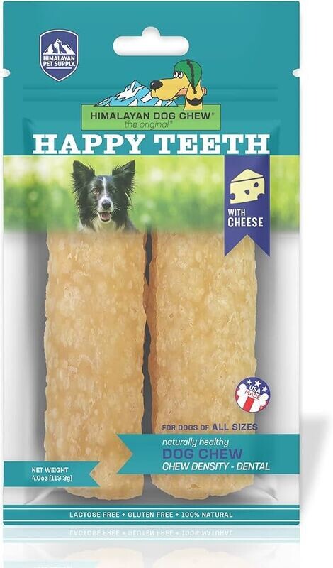 Himalayan Dog Chew Happy Teeth Cheese 4oz