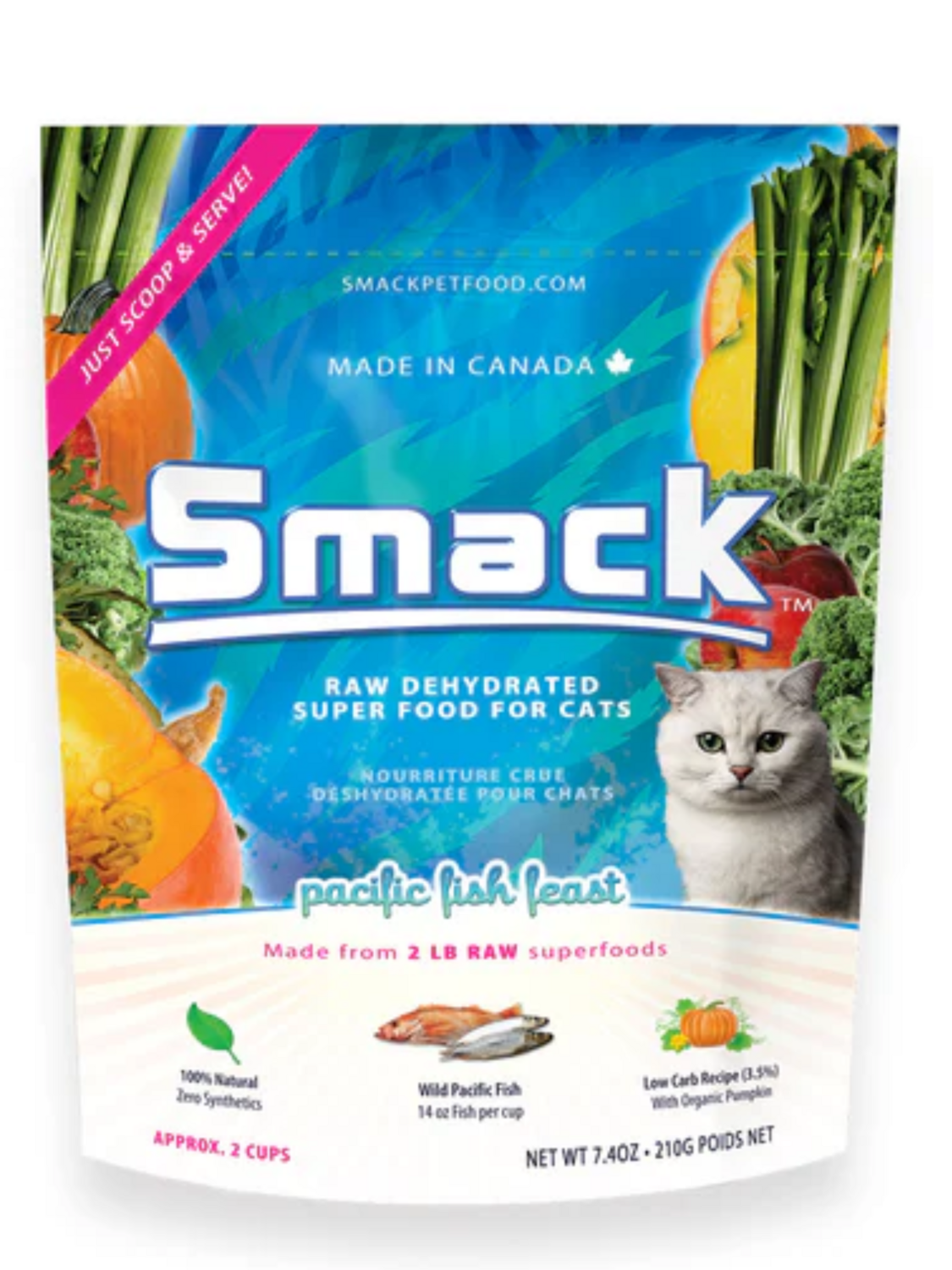 Smack Cat Pacific Fish Feast 7.4oz