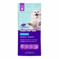 Ark Naturals Cat Kiss Me-Ow Lickable Chicken Dental Treats 4pk