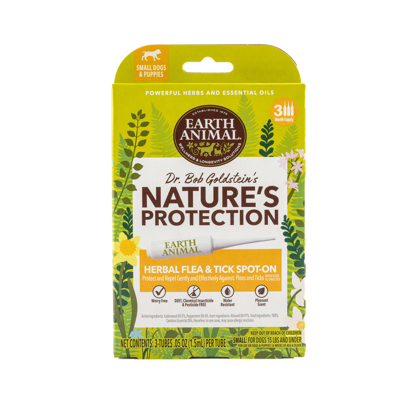 Earth Animal Dog Herbal Spot-On Flea and Tick - Small