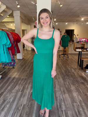 AD5188 Green Strap Dress