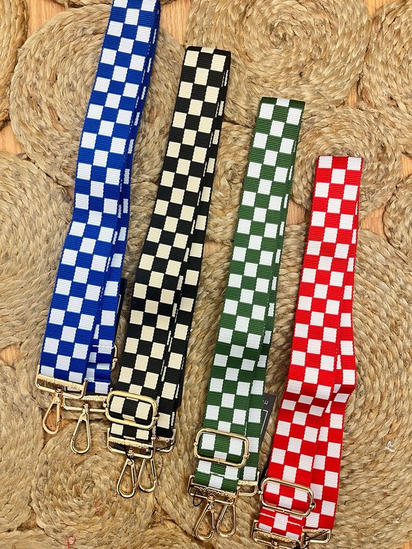 Checkered Adjustable Strap 