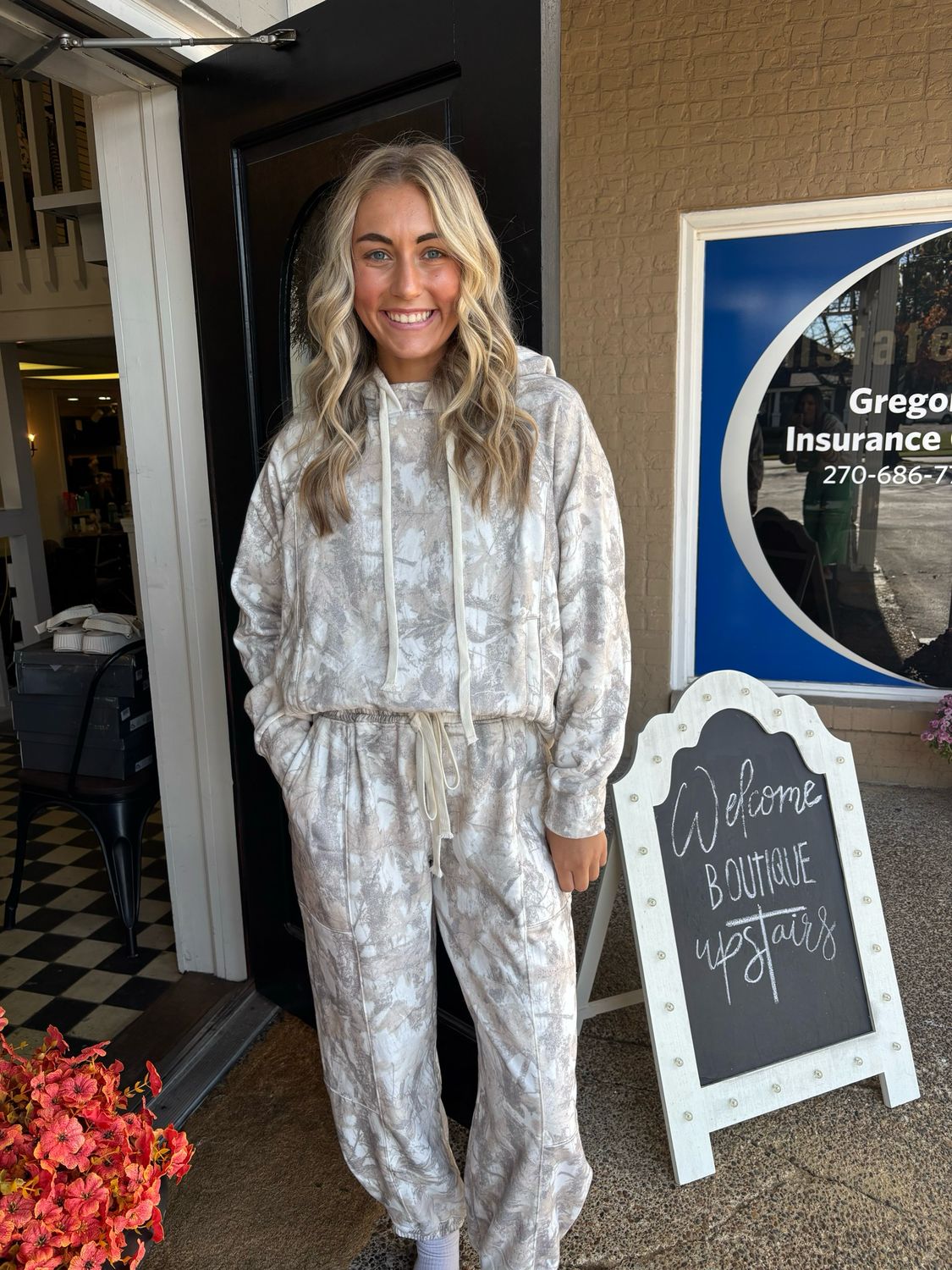 AD5670 Camo French Terry Joggers