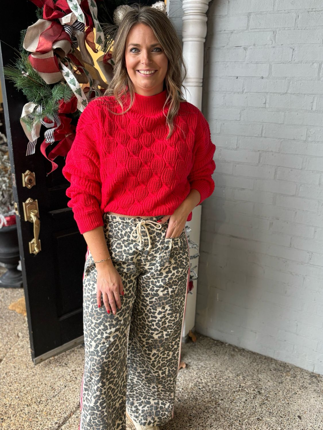 AD5693 Leopard Sport Stripe Bottoms