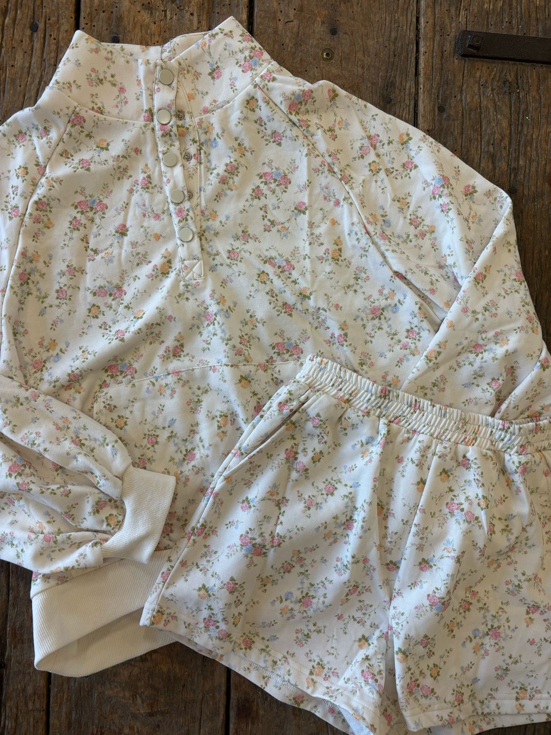 AD5713 Floral Lounge Set (Ivory)