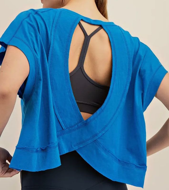 AD5764 Cotton Open Back Top