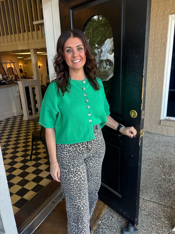 AD5787 Green Sweater Knit