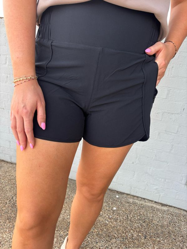 AD5796 Scallop Active Shorts