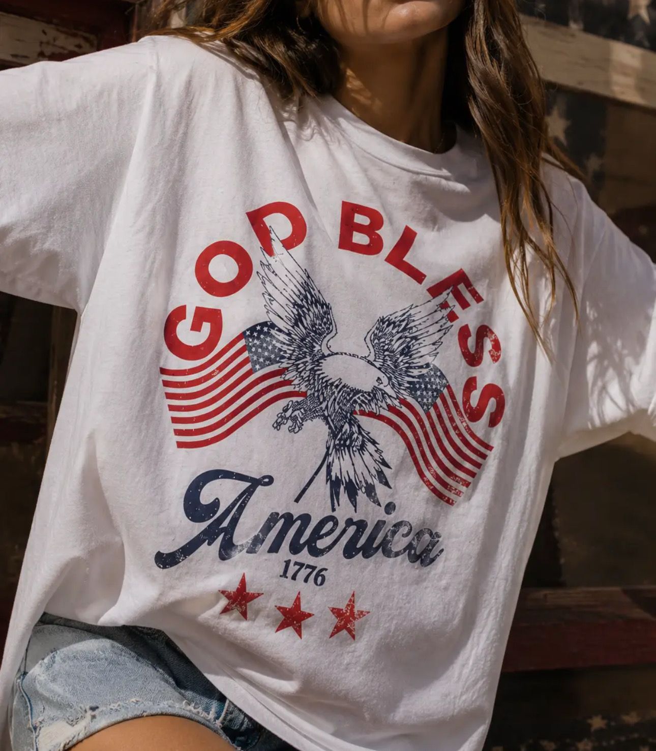 AD5840 God Bless America Tee * PREORDER 