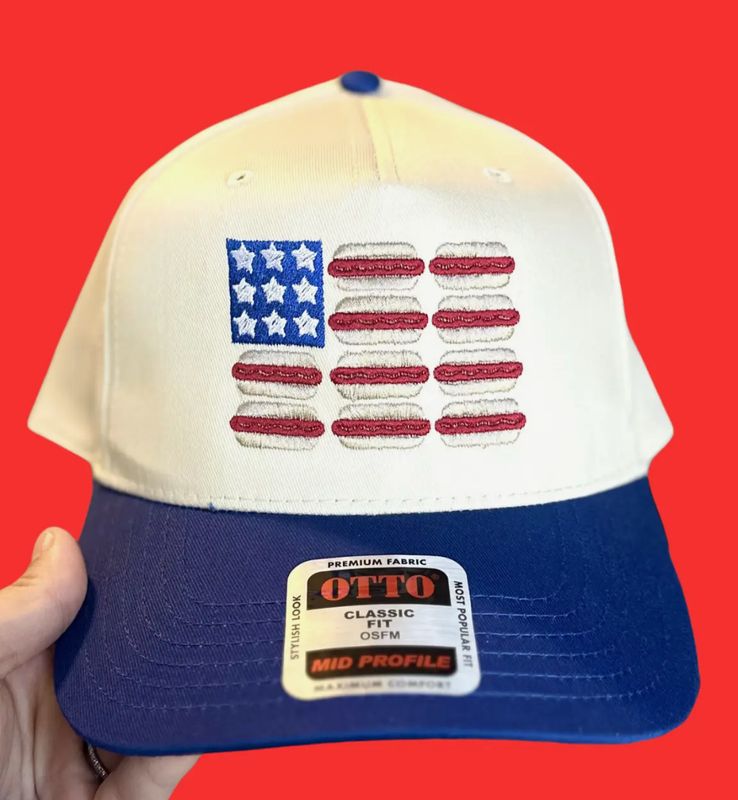 Hot Dog Flag Hat