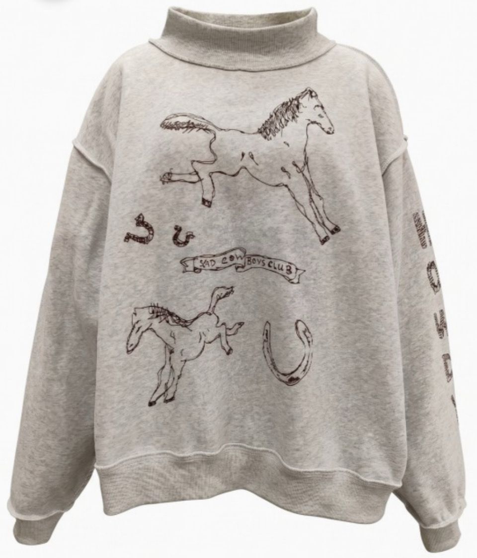 AD5890  Horse Western Mockneck