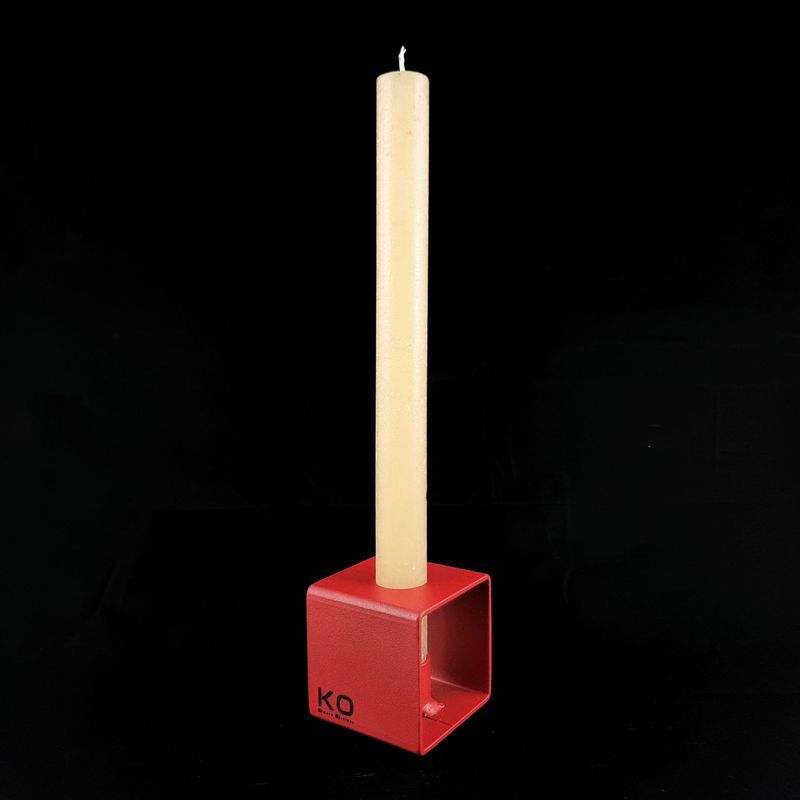 Kaarsenstandaard Nora - Rood