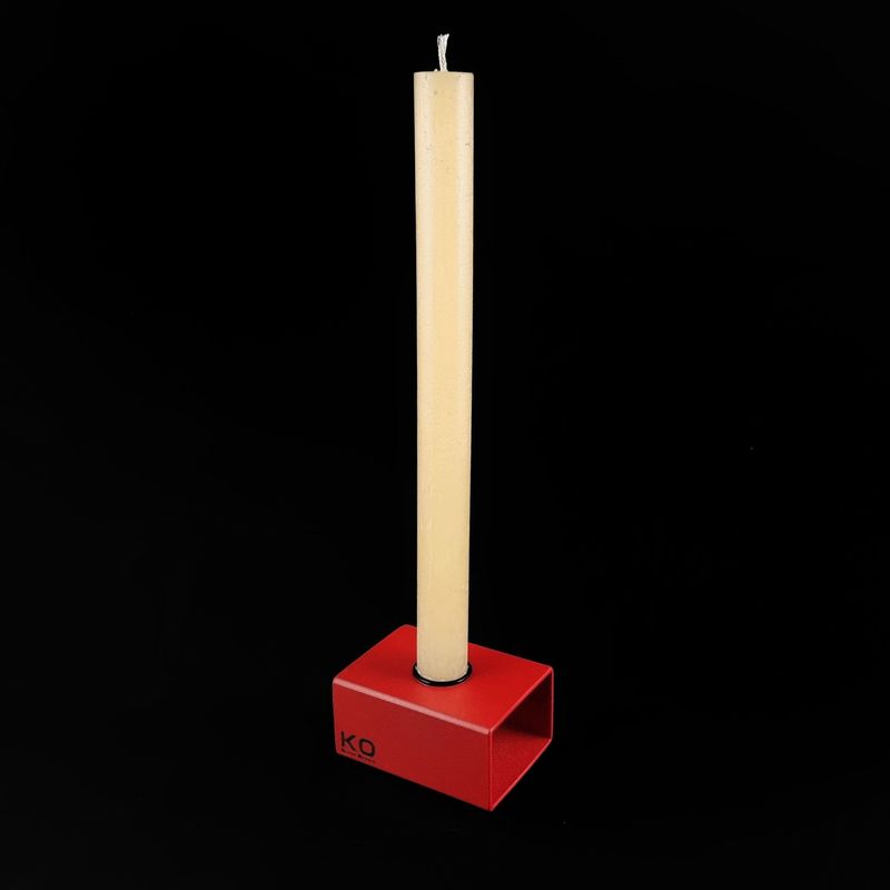 Kaarsenstandaard Andora - Rood