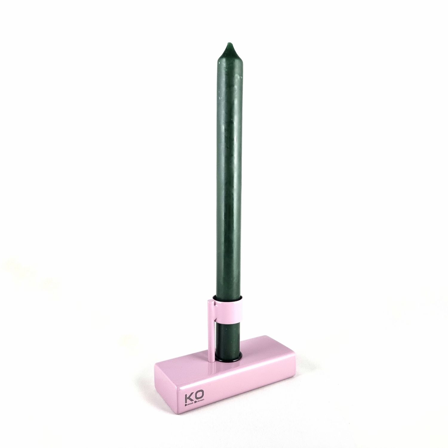 Kaarsenhouder Kirk - Pastelviolet - Handgemaakte metalen kandelaar
