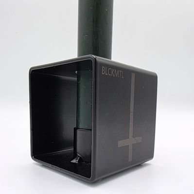 Black Metal kaarsenstandaard - Mat zwart