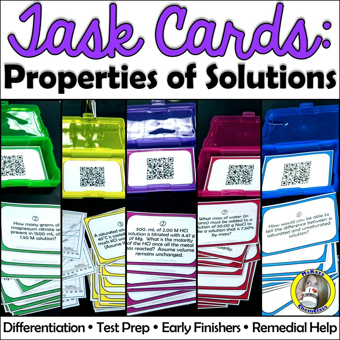 Task Cards: Solutions