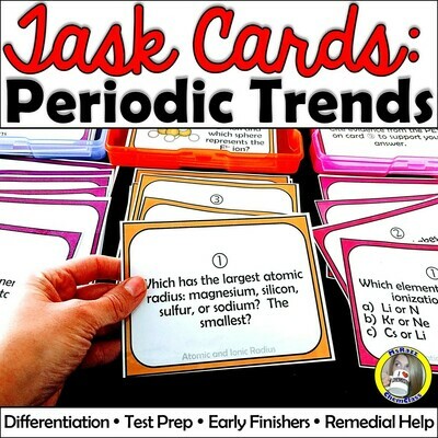 Task Cards: Periodic Trends