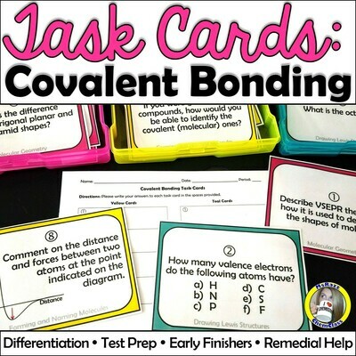Task Cards: Covalent Bonding