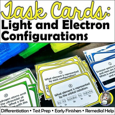 Task Cards: Light and Electron Configurations