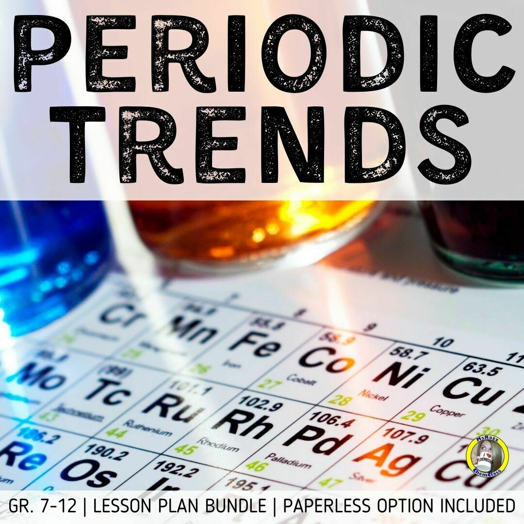 Lesson Plan Bundle: History and Trends Within the Periodic Table