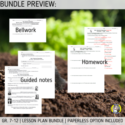Lesson Plans: The Mole