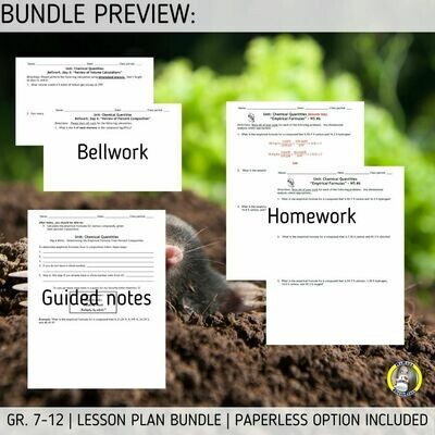 Lesson Plans: % Composition, Calculating Empirical and Molecular Formulas